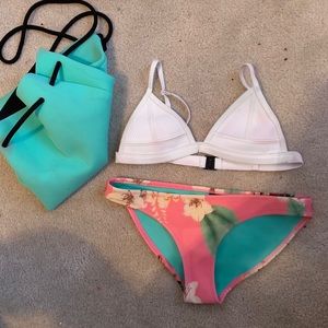 Two piece floral TRIANGL bikini